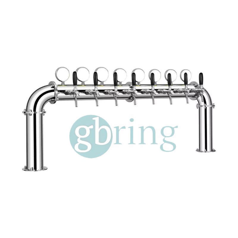 Pilon 8 canillas doble acción y luz 